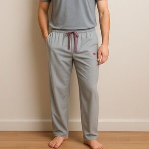Tommy Bahama Men's Lounge Pants – Gray, Size Large (L/G) cozy drawstring marlin